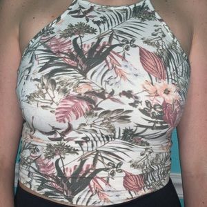 Tropical crop top